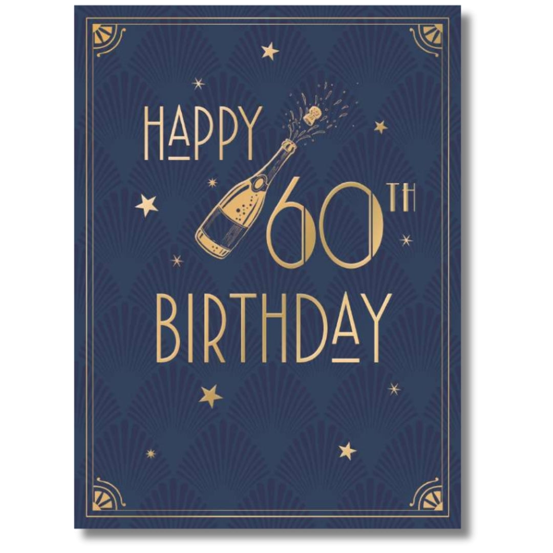 Noel Tatt Happy 60th Birthday - Greeting Card
