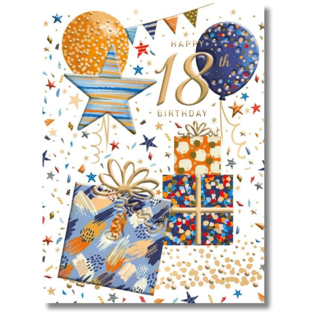 Noel Tatt Happy 18th Birthday - Greeting Card