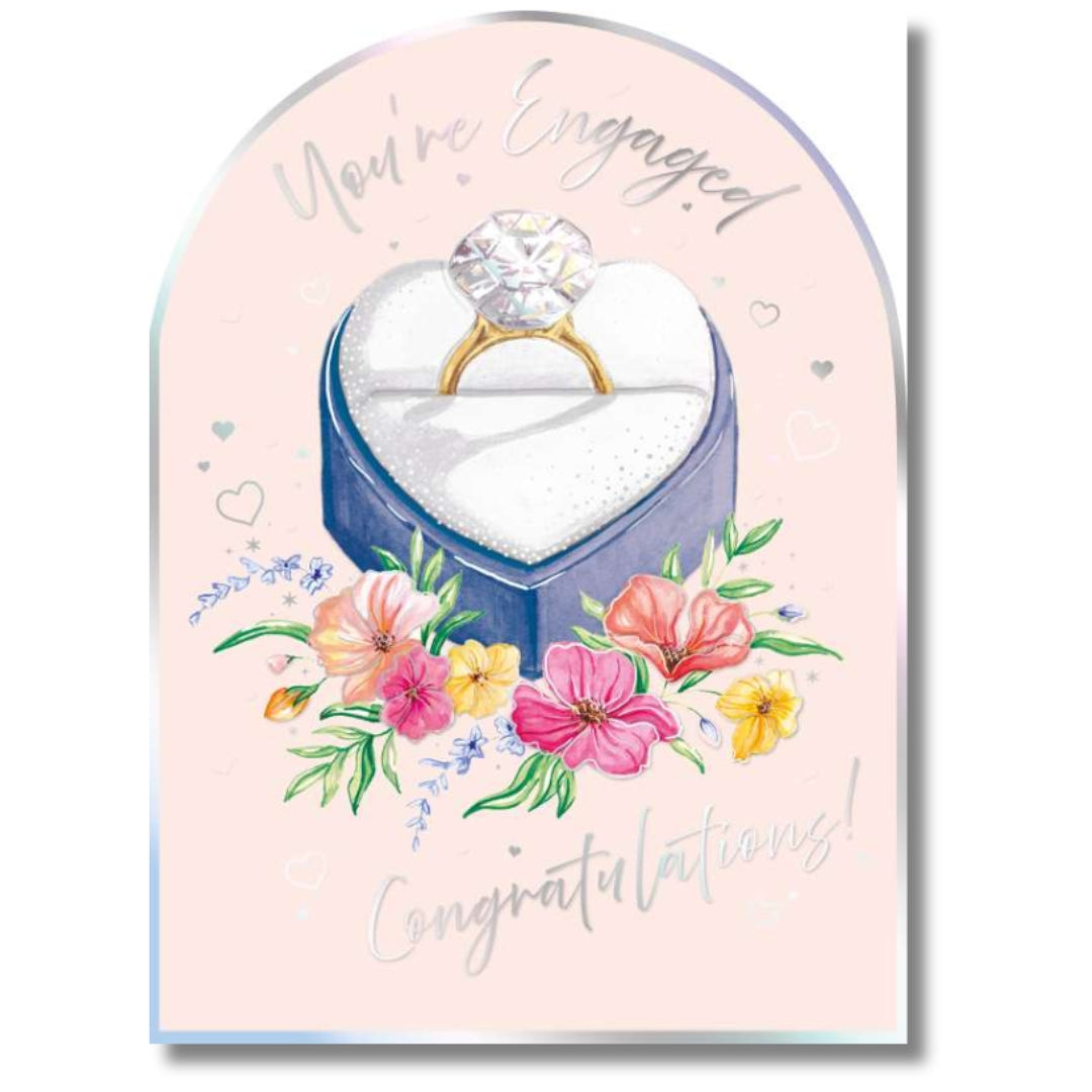 Noel Tatt You're Engaged Congratulations! - Greeting Card