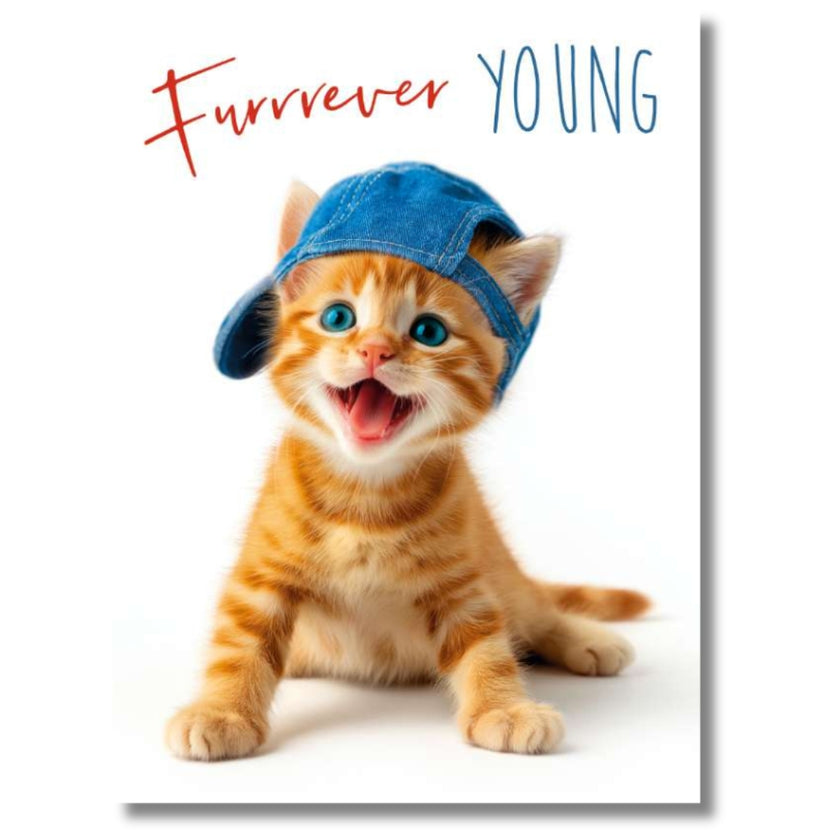 Noel Tatt Furrrever Young Birthday - Greeting Card