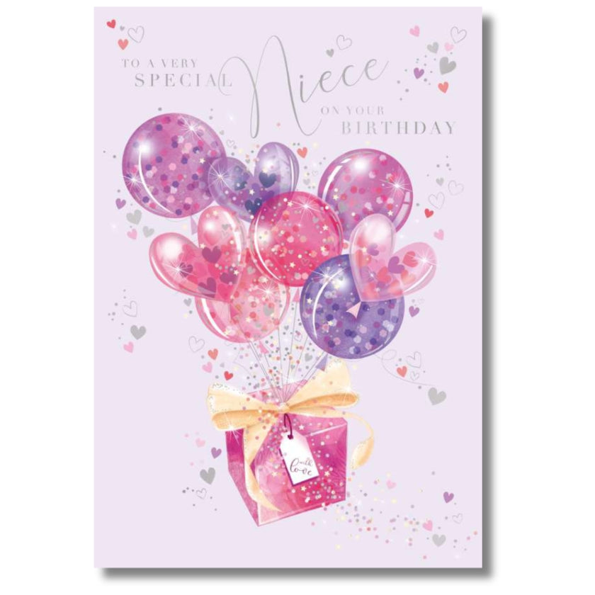 Noel Tatt To A Very Special Niece On Your Birthday - Greeting Card