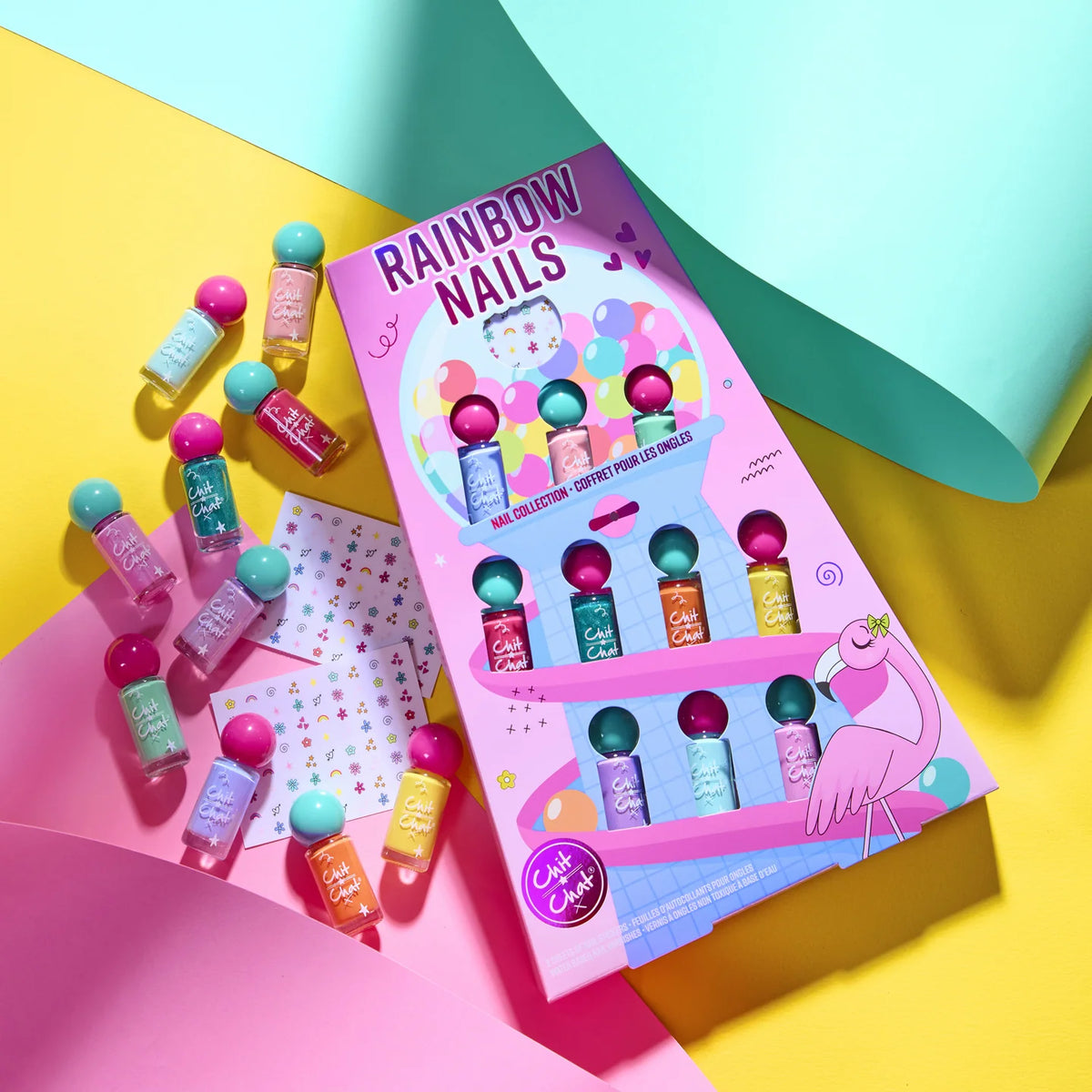 Chit Chat - Rainbow Nails