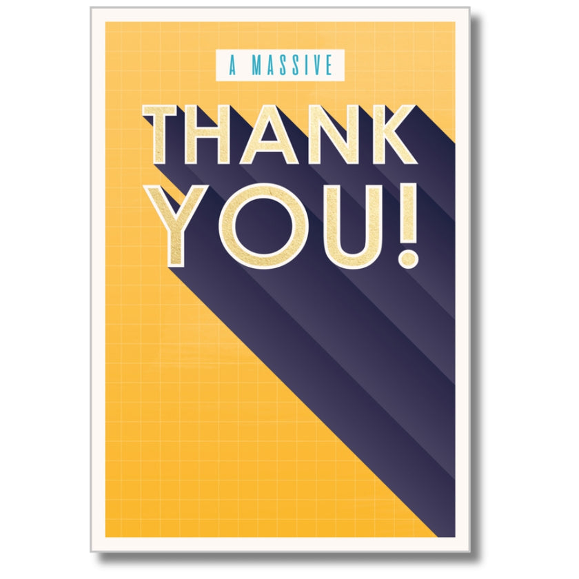 Abacus A Massive Thank You! - Greeting Card