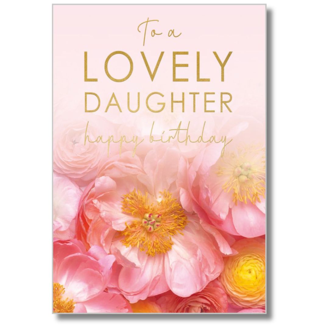 Abacus To A Lovely Daughter Happy Birthday - Greeting Card