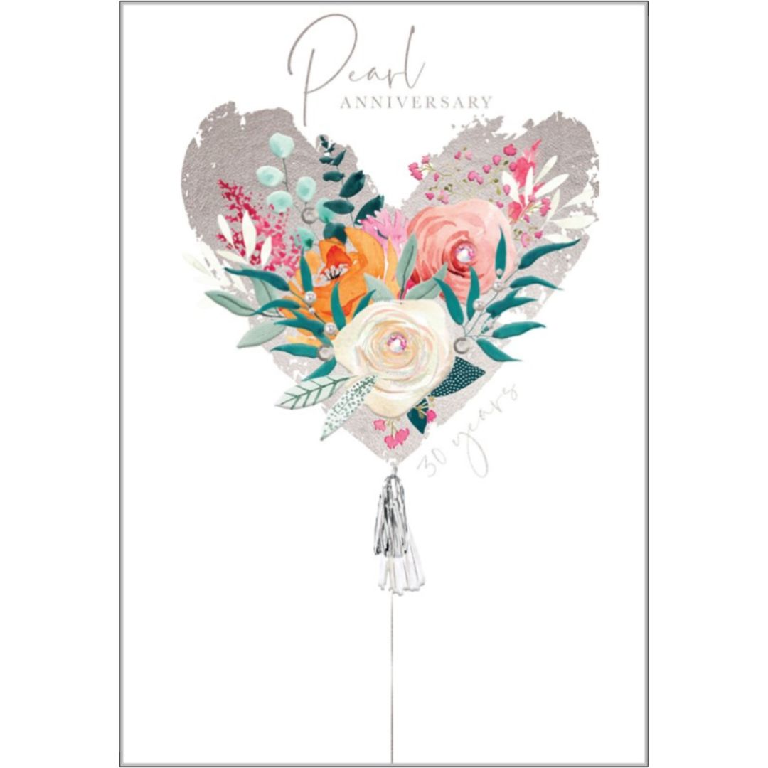 Pearl Anniversary 30 Years' Greeting Card