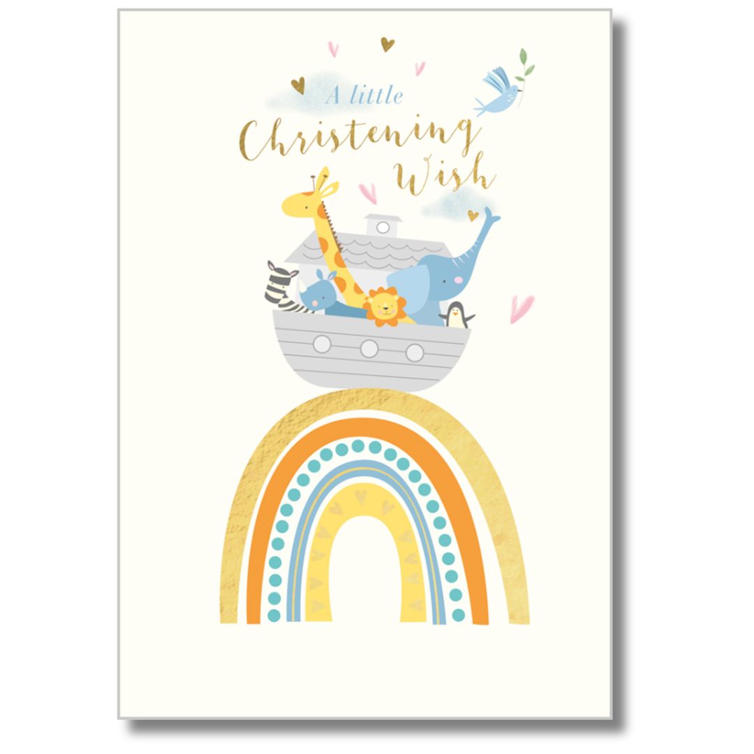 Abacus A Little Christening Wish - Greeting Card