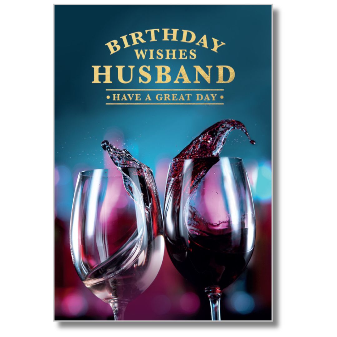 Birthday Wishes Husband Greeting Card