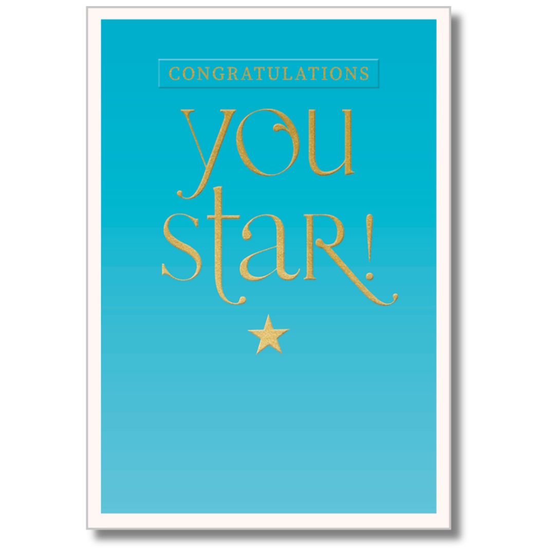 Congratulations You Star Greeting Card