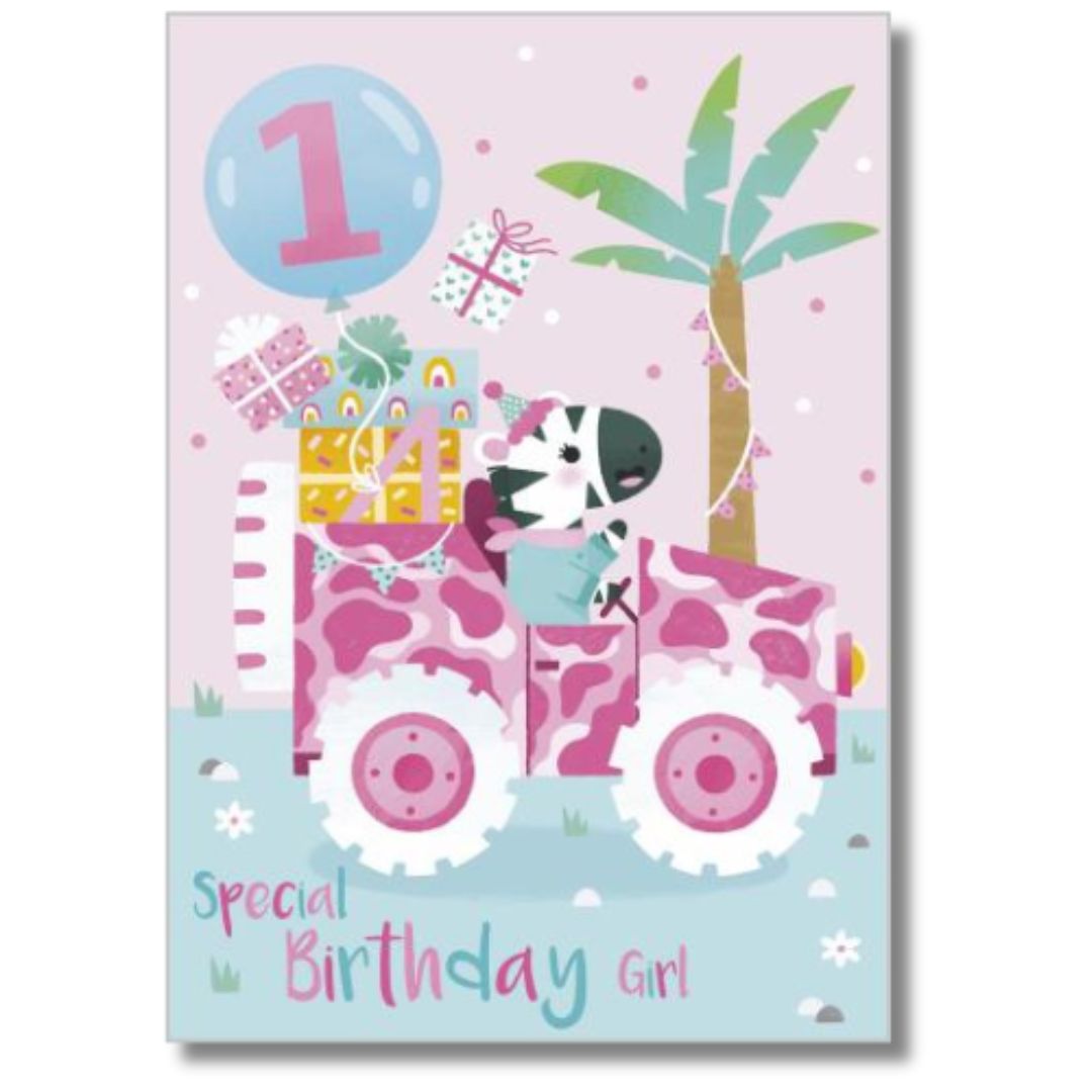 1 Special Birthday Girl - Greeting Card