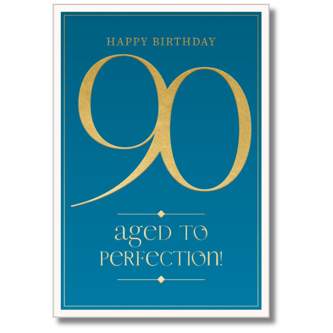 Happy Birthday 90 Greeting Card