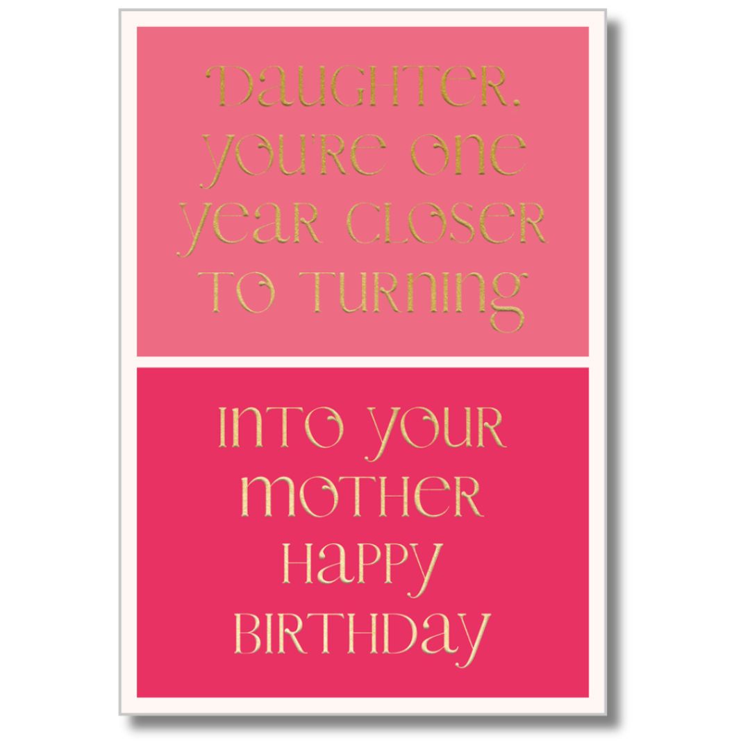 Abacus Daughter, Happy Birthday - Greeting Card