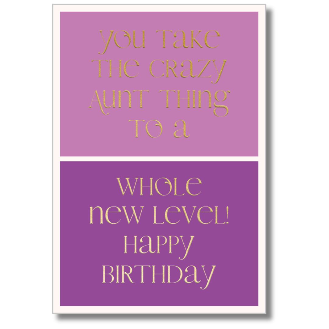 Abacus Aunt, Happy Birthday - Greeting Card