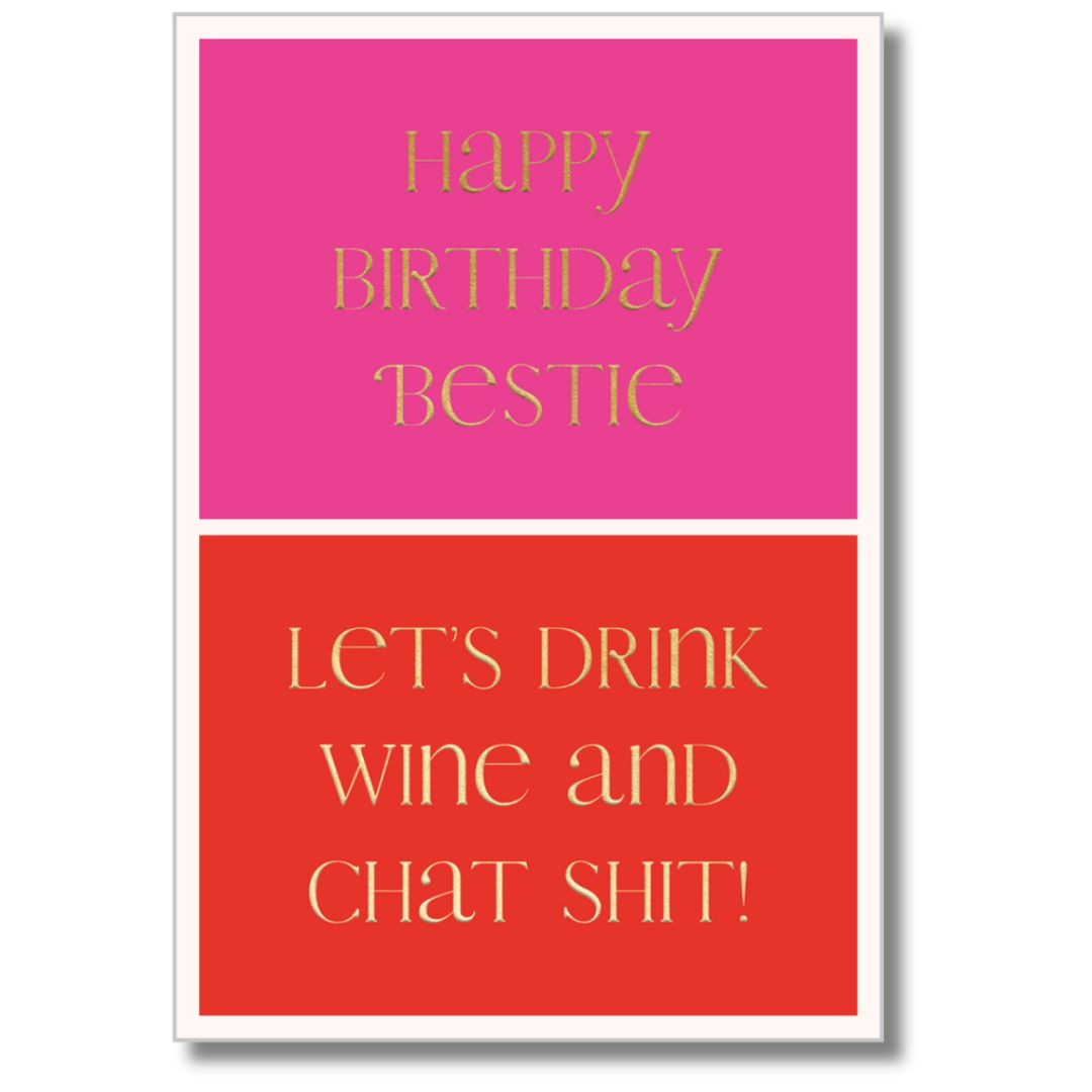 Abacus Happy Birthday Bestie - Greeting Card