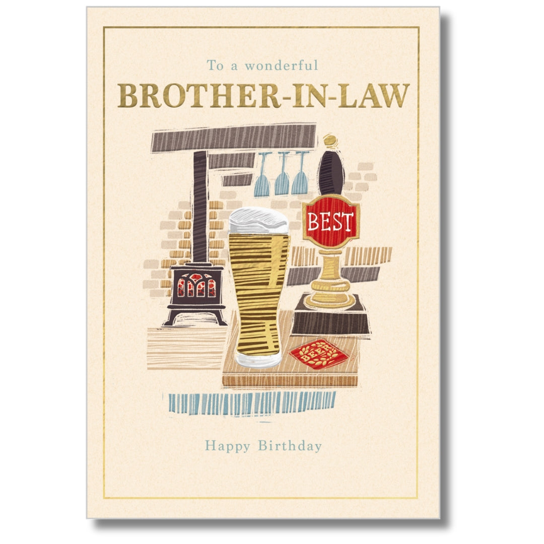 Abacus To A Wonderful Brother-In-Law Happy Birthday - Greeting Card