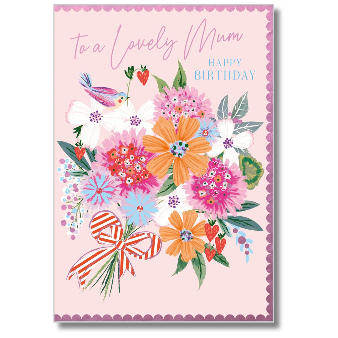 Abacus To A Lovely Mum Happy Birthday - Greeting Card