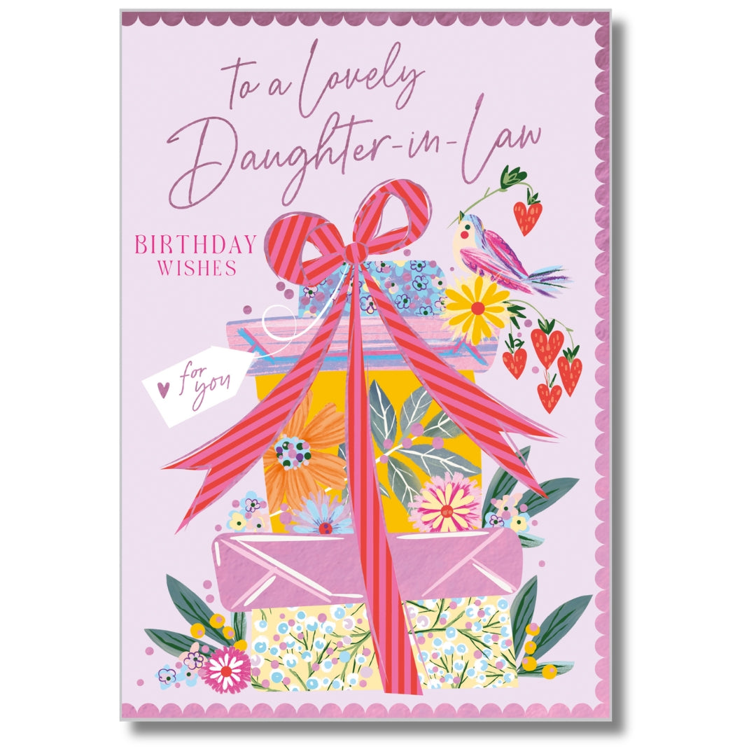 Abacus To A Lovely Daughter-In-Law Birthday Wishes - Greeting Card