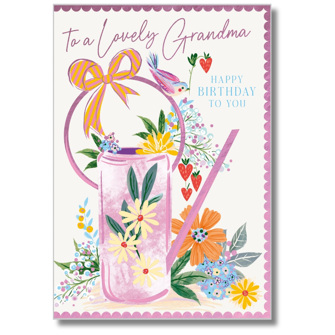 Abacus To A Lovely Grandma Happy Birthday To You - Greeting Card