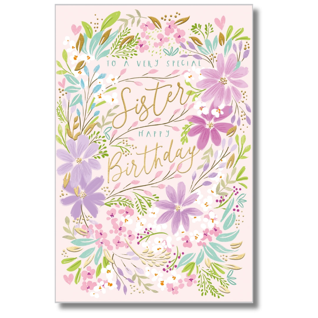 Abacus To A Very Special Sister Happy Birthday - Greeting Card