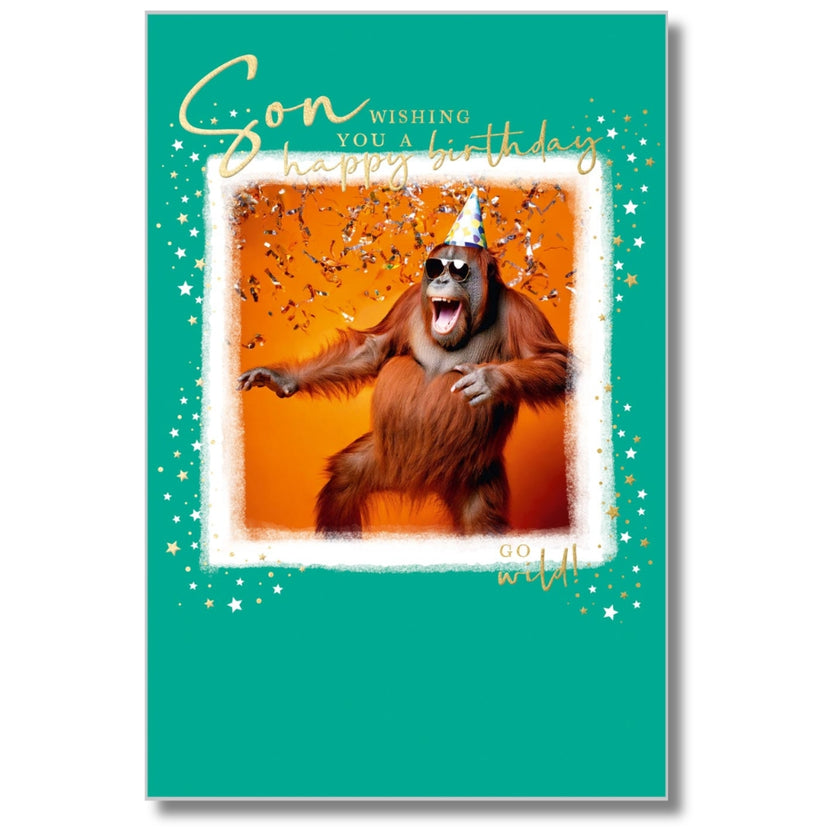 Abacus Son Wishing You A Happy Birthday - Greeting Card