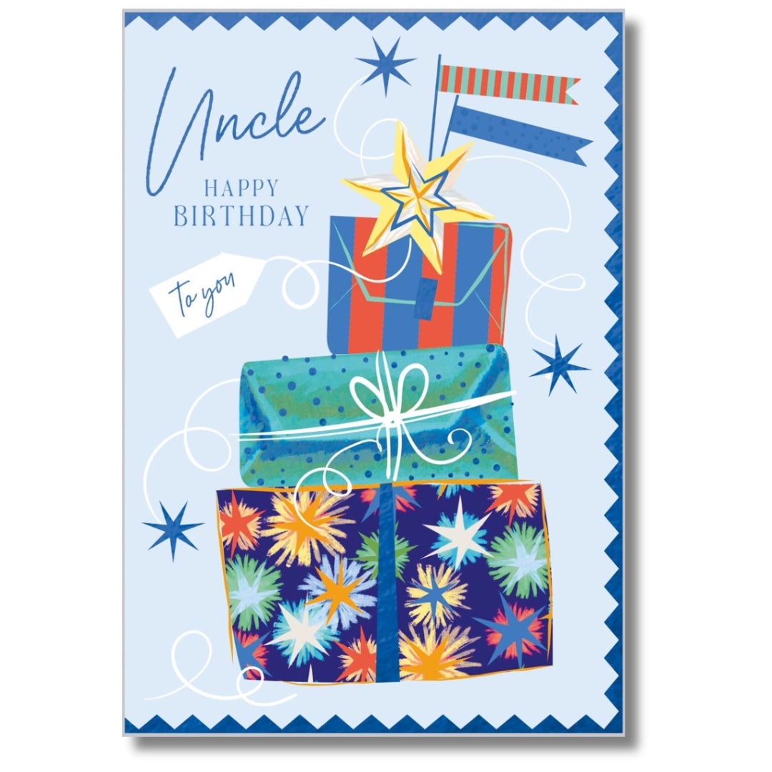Abacus Uncle Happy Birthday - Greeting Card