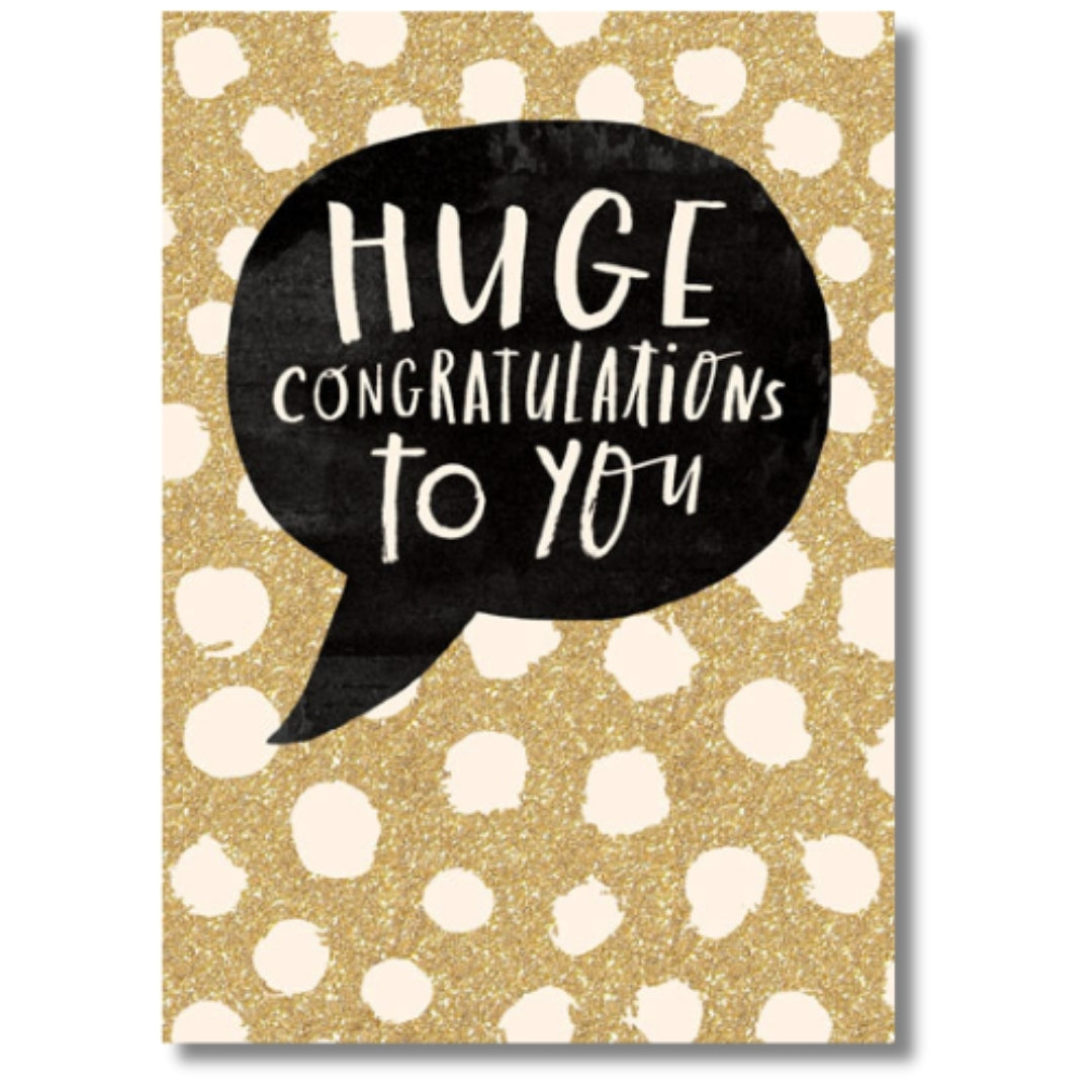 Pigment Huge Congratulations To You - Blank Greeting Card