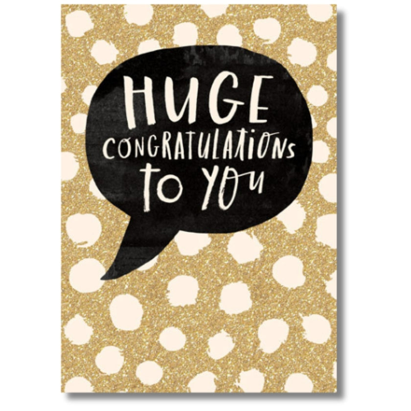 Pigment Huge Congratulations To You - Blank Greeting Card