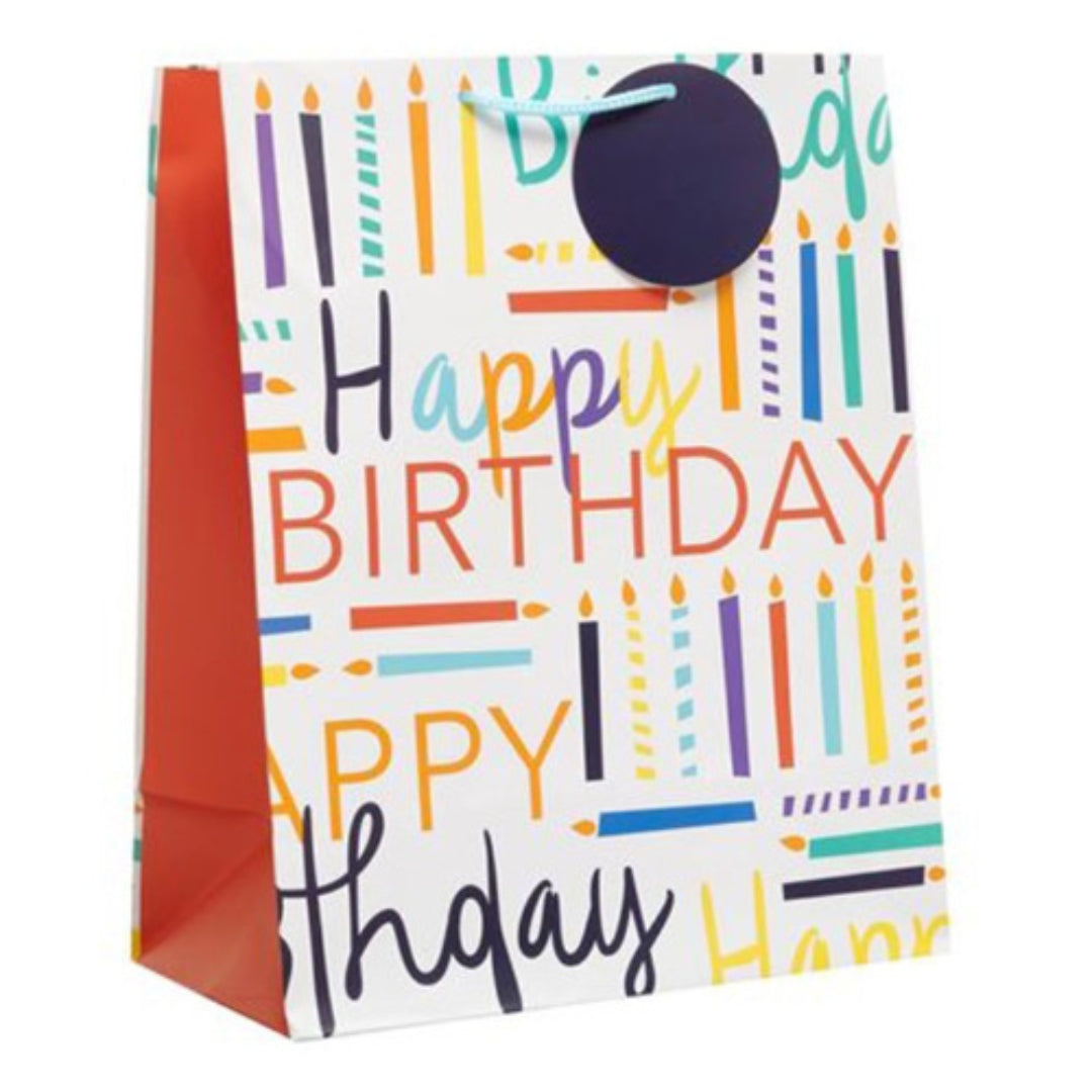Carlton Gift Bag Medium 33 x 26.5cm - Happy Birthday