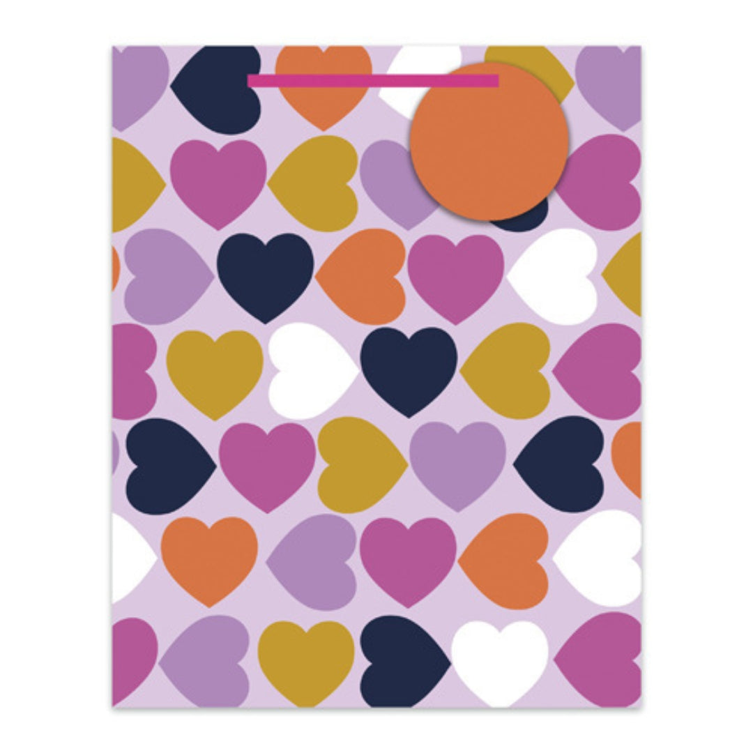 Carlton Gift Bag Medium 33 x 26.5cm - Hearts