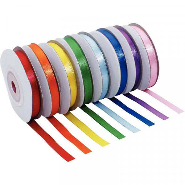 Sil Neon Ribbon Ruban 10m x 1pc Assortment