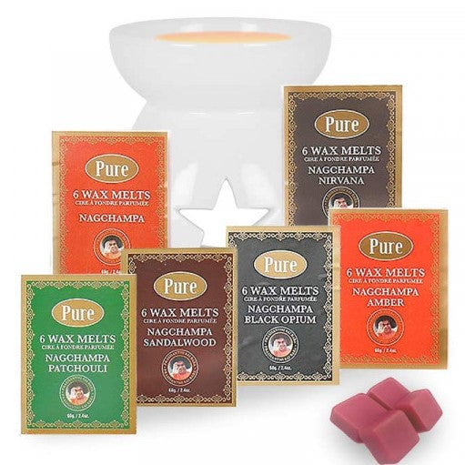 Pure 6 Wax Melts Nagghampa x 1pc Assortment