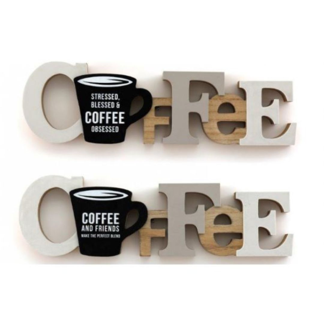 Sil Wooden Plaque 40cm - Coffee x 1pc Assortment