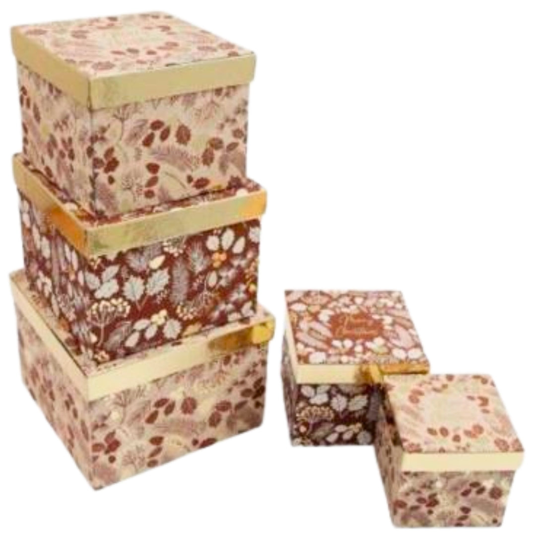 Sifcon Christmas Gift Box - Merry Christmas - 11.5 x 12.7 x 12.7cm