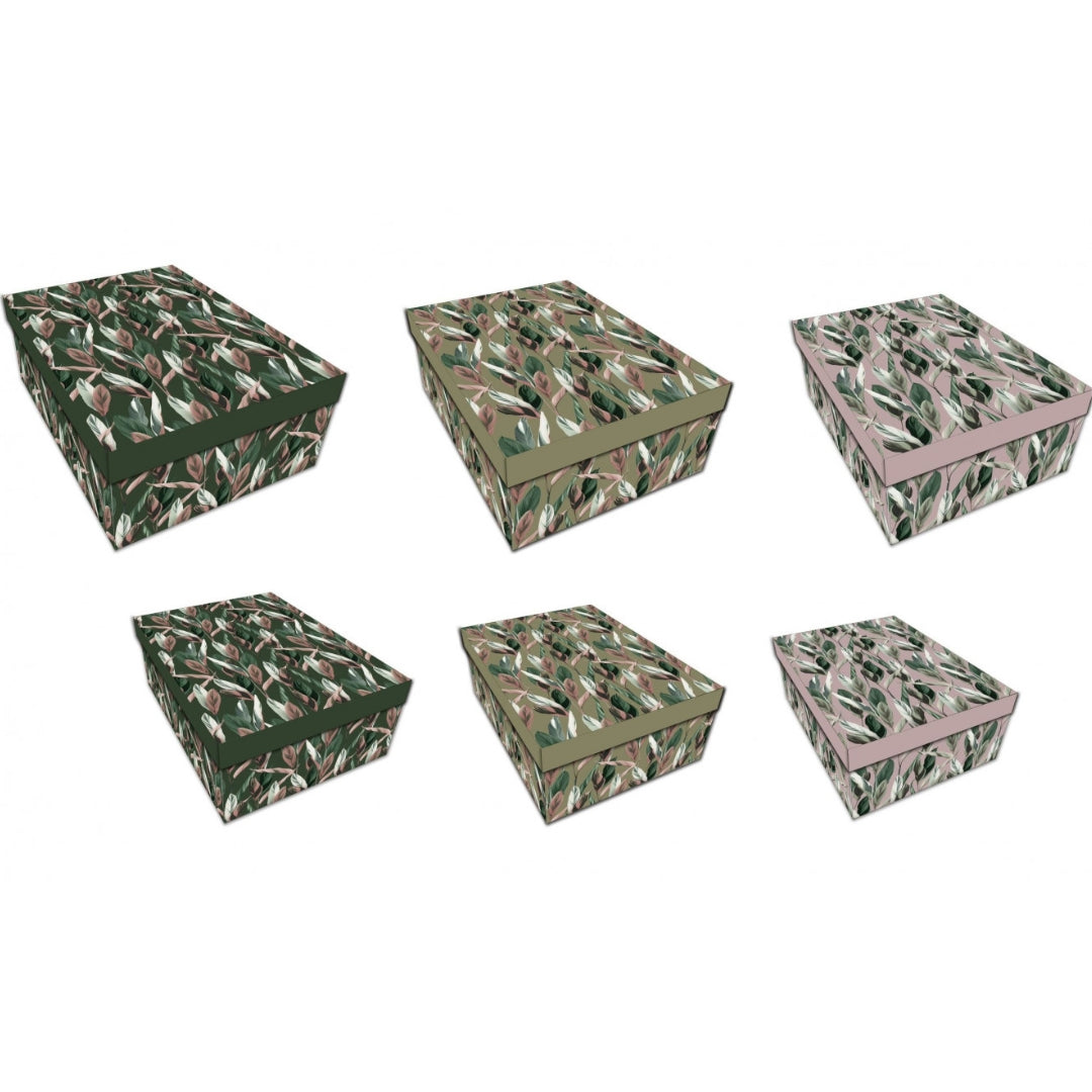 SiL Gift Box - Leaves x 1pc Assortment - 15 x 35 x 27cm