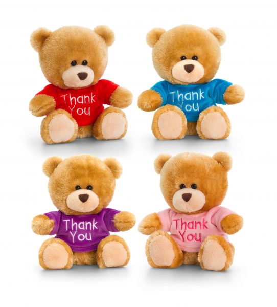 Thank You Teddy Bear 14cm x1pc