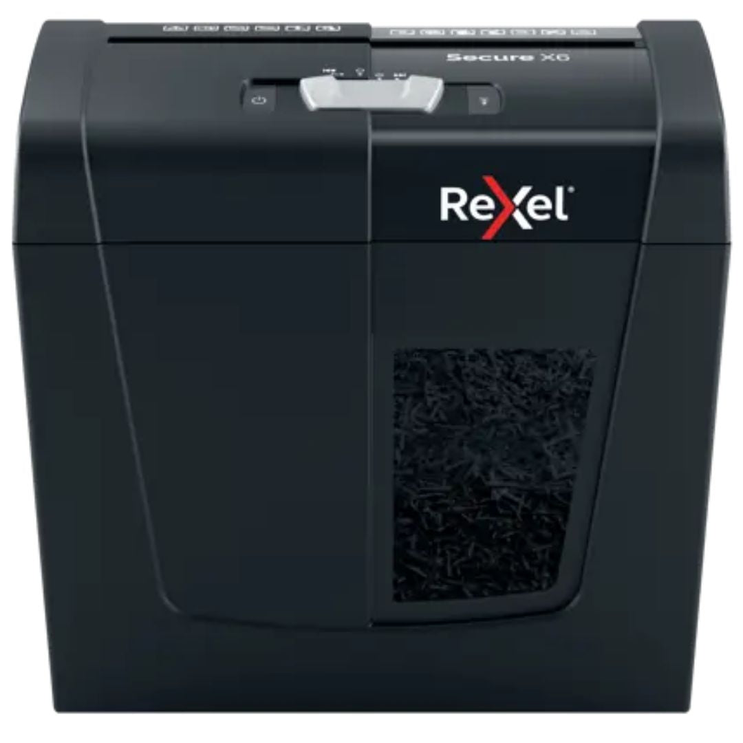 Rexel Secure X6 Cross Cut Paper Shredder 10l