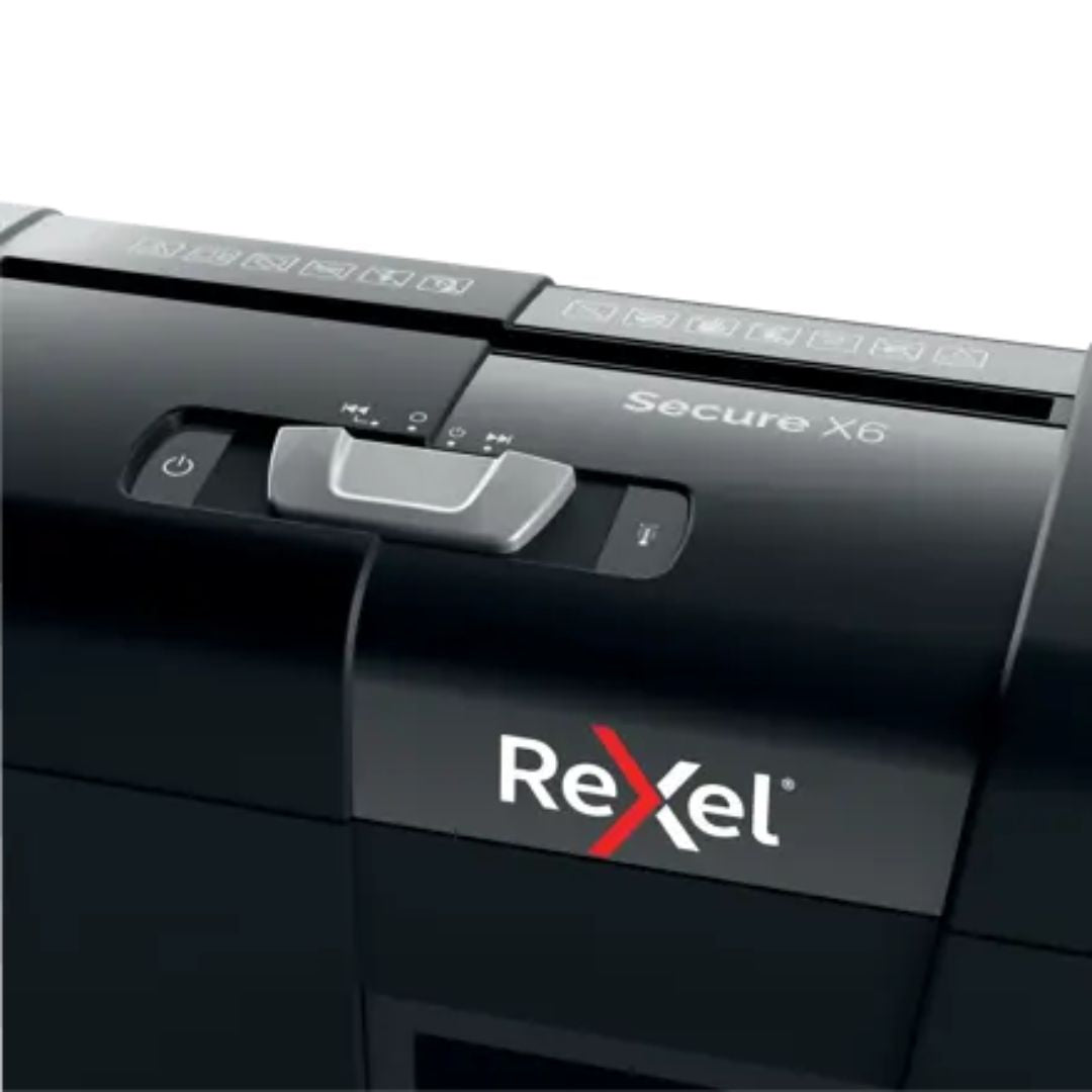 Rexel Secure X6 Cross Cut Paper Shredder 10l