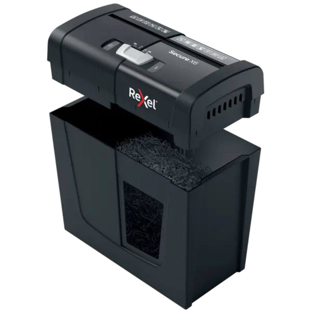 Rexel Secure X6 Cross Cut Paper Shredder 10l