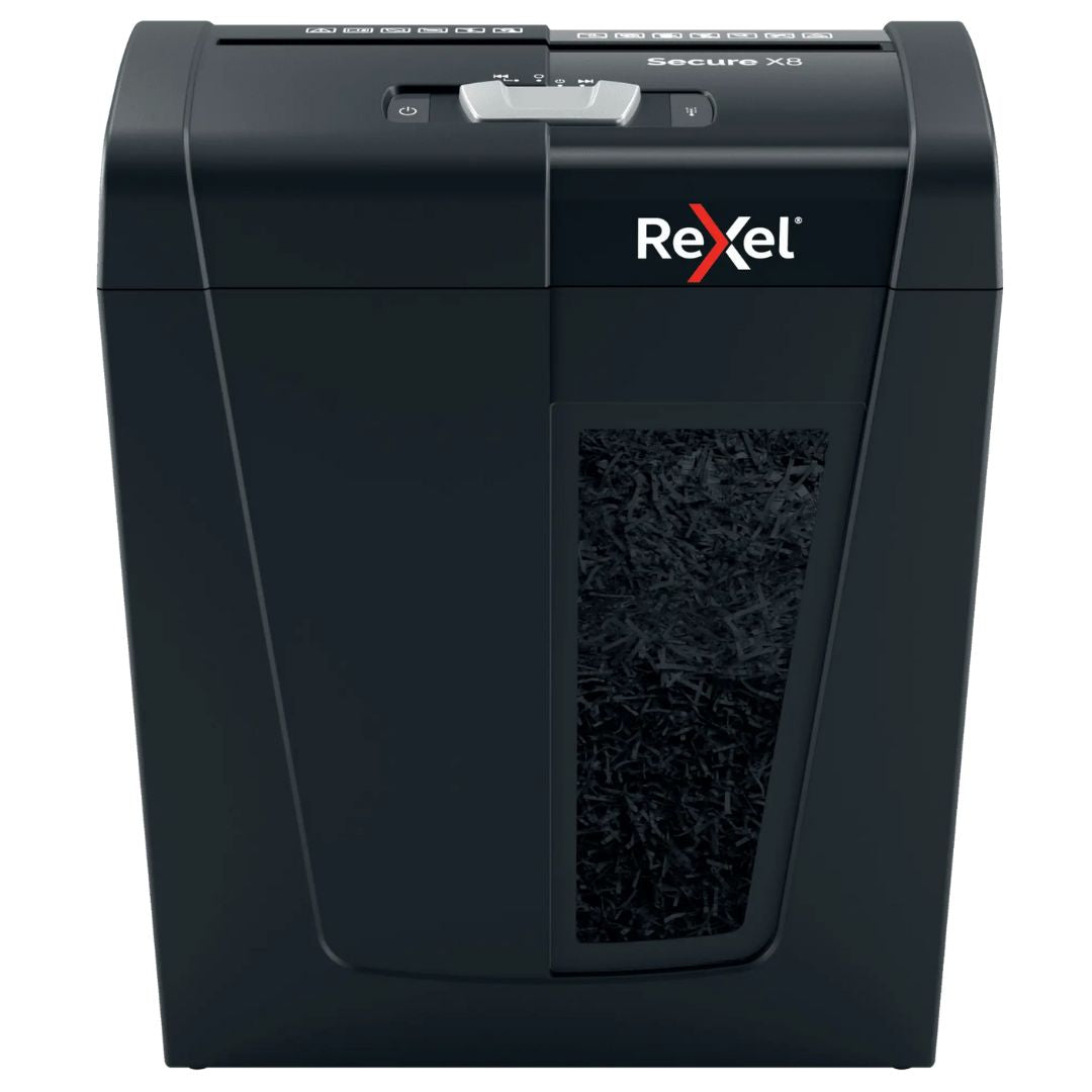 Rexel Secure X8 Paper Shredder - Shreds 8 Sheets 14L