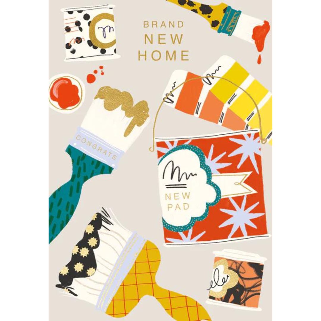 Brand New Home' Greeting Card