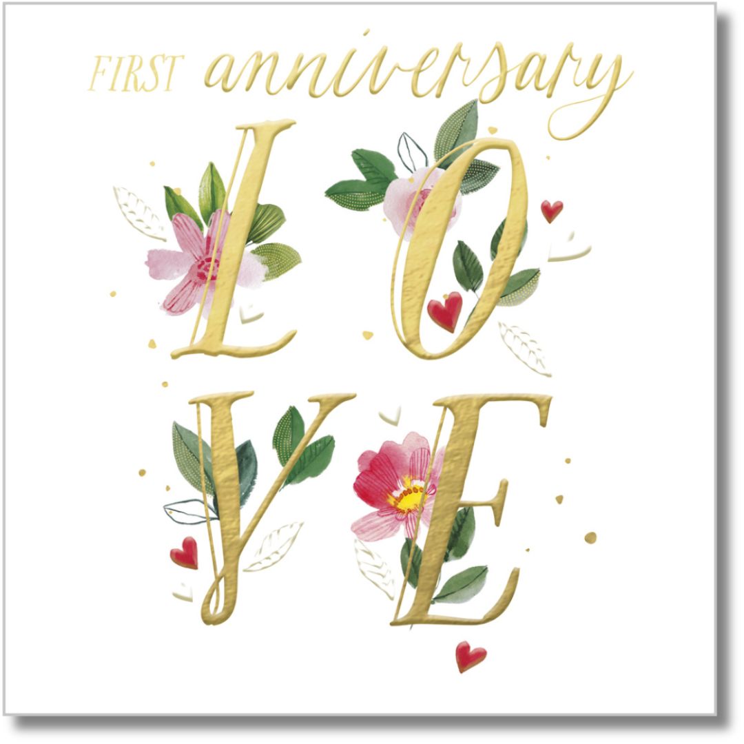 Abacus First Anniversary - Greeting Card