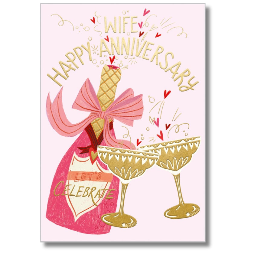 Abacus Wife Happy Anniversary - Greeting Card