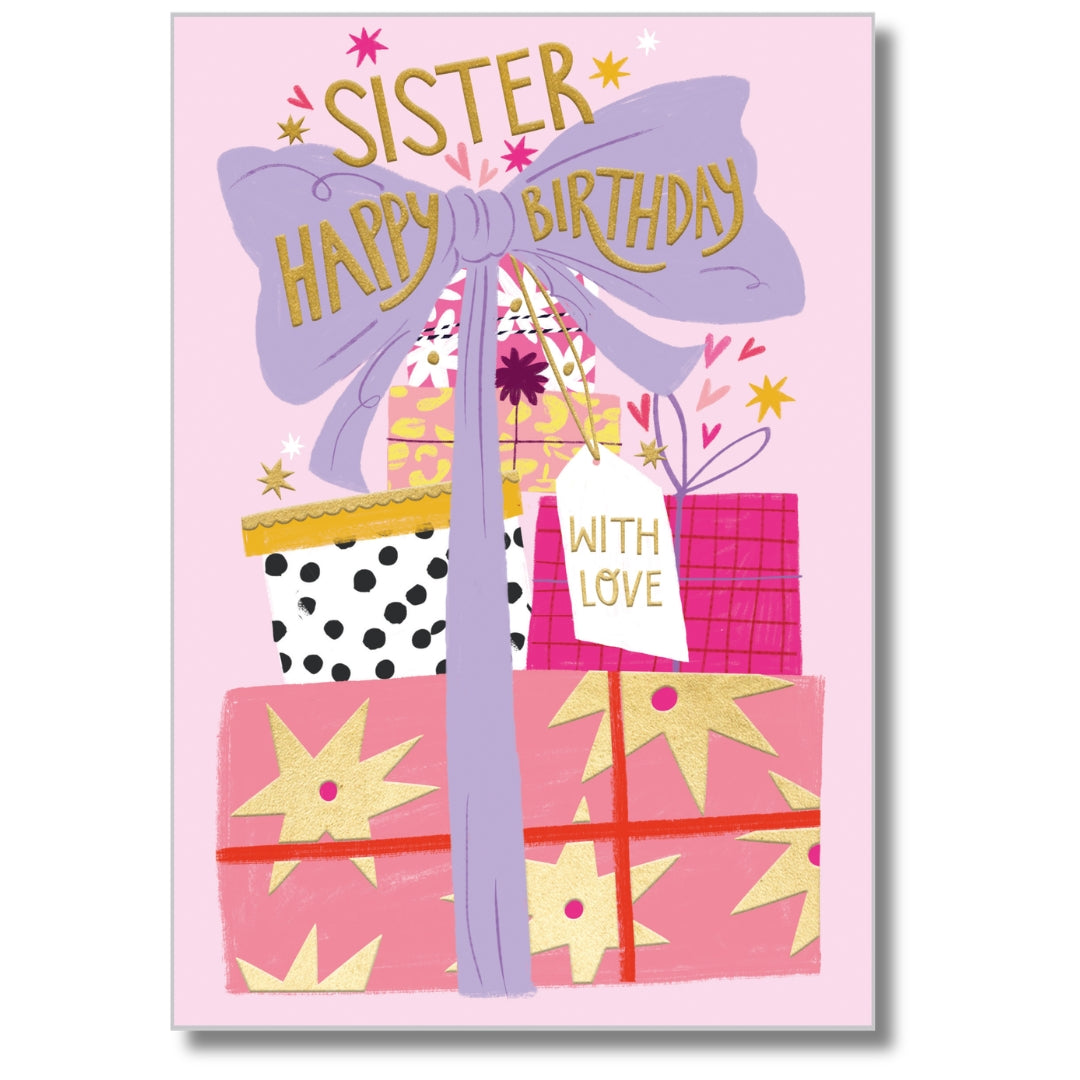 Abacus Sister Happy Birthday - Greeting Card