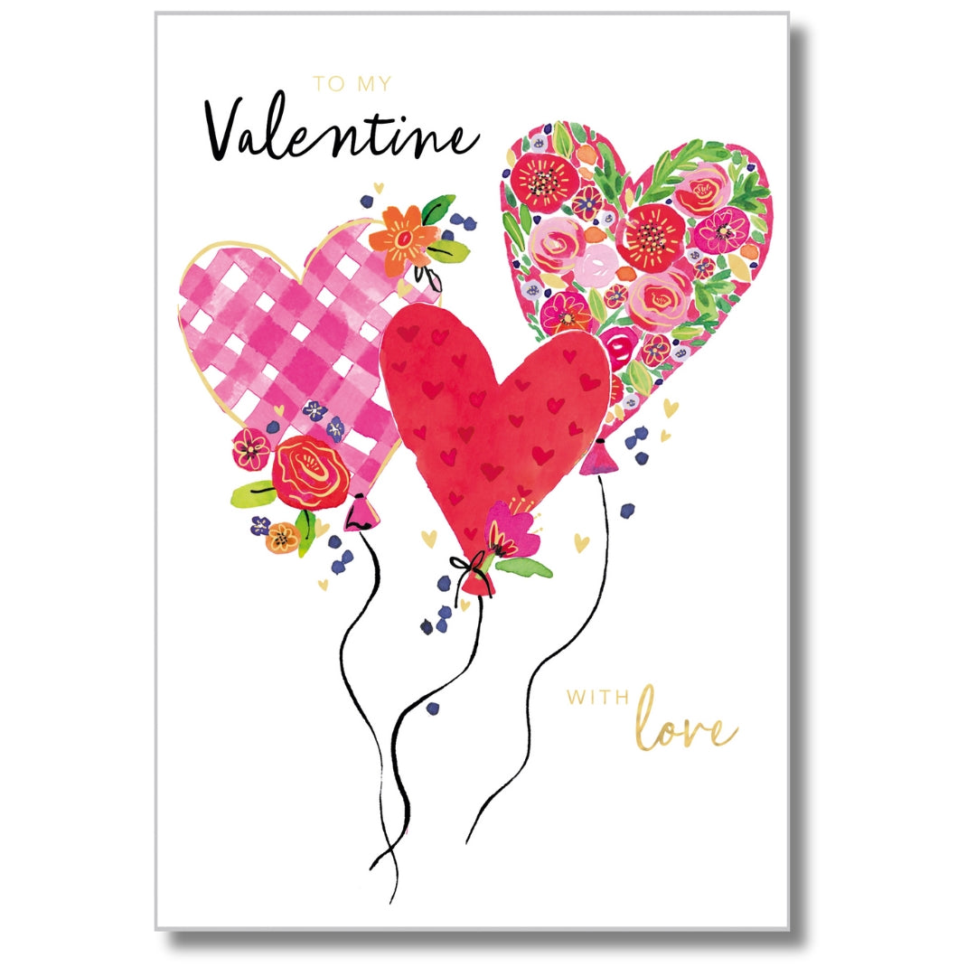 Abacus To My Valentine With Love - Greeting Card