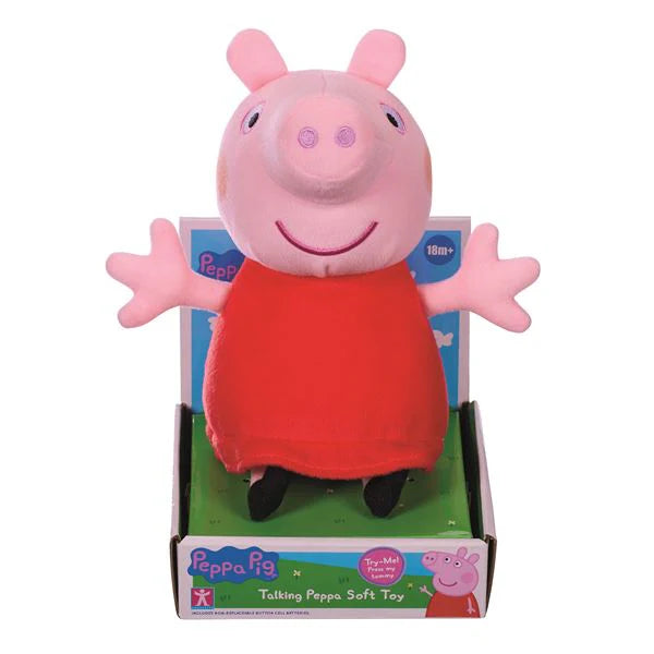 Peppa Pig - Talking Peppa Soft Toy +18m