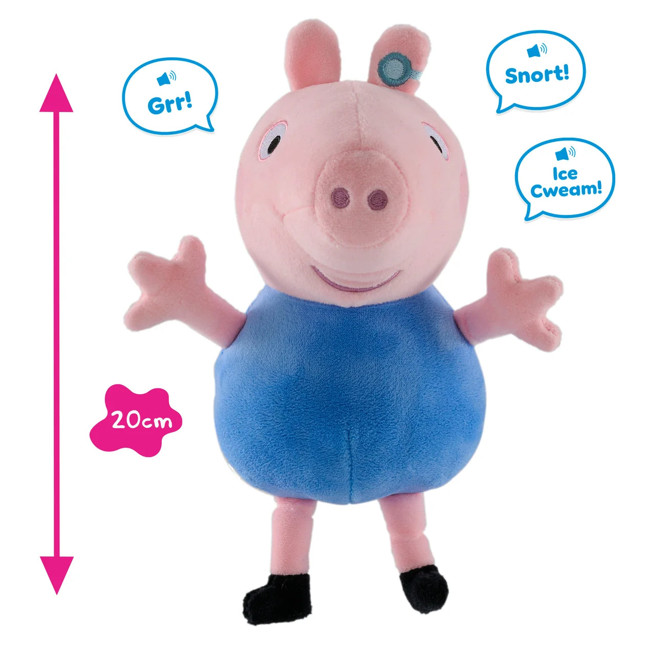 Peppa Pig - Soft Toy - Talking George