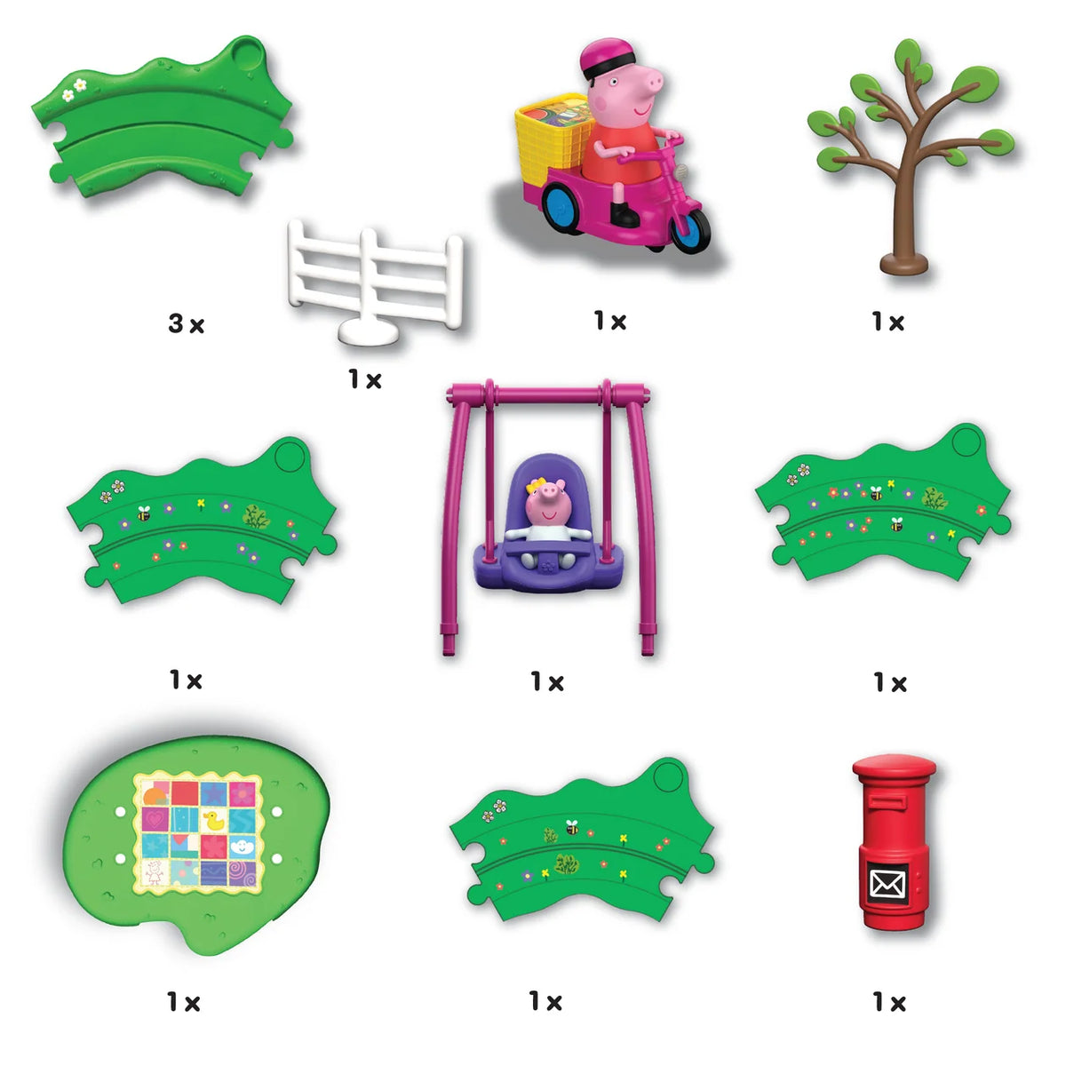 Peppa Pig - Whizz-Around - Peppa & Evie Fun In The Park Set +2y