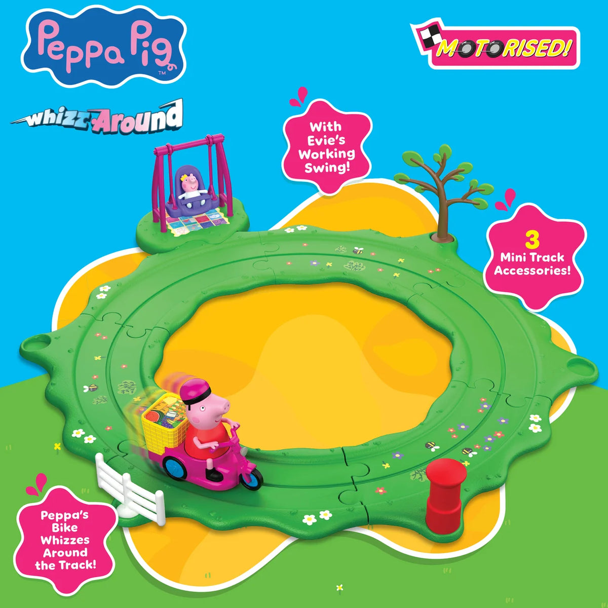 Peppa Pig - Whizz-Around - Peppa & Evie Fun In The Park Set +2y