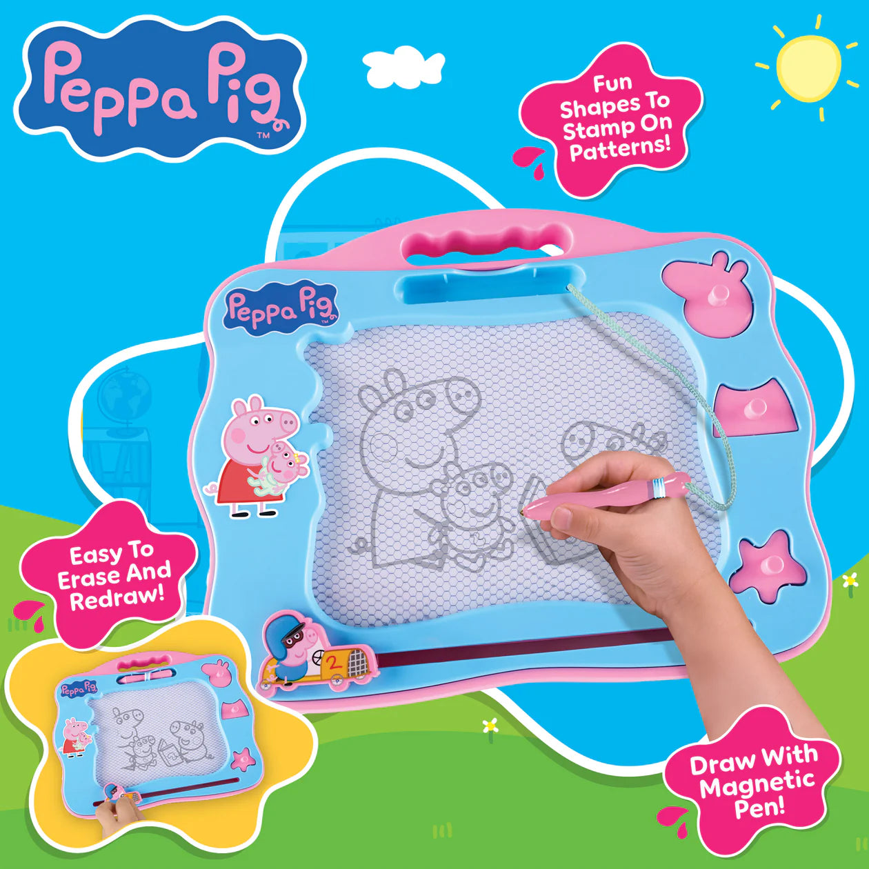 Peppa Pig - Travel Magnetic Scribbler +3y