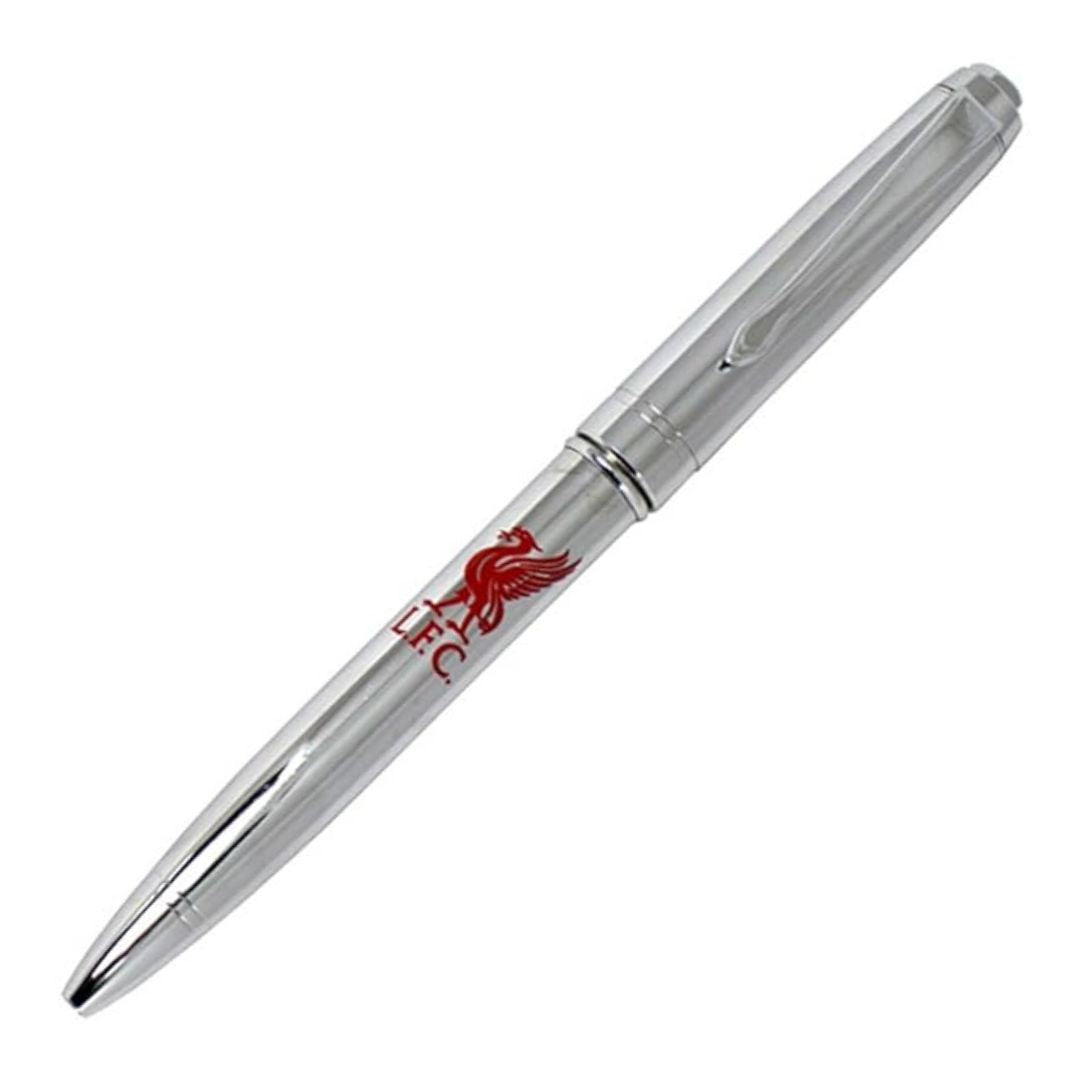 Liverpool FC Official Chrome Football Crest Ballpoint Pen