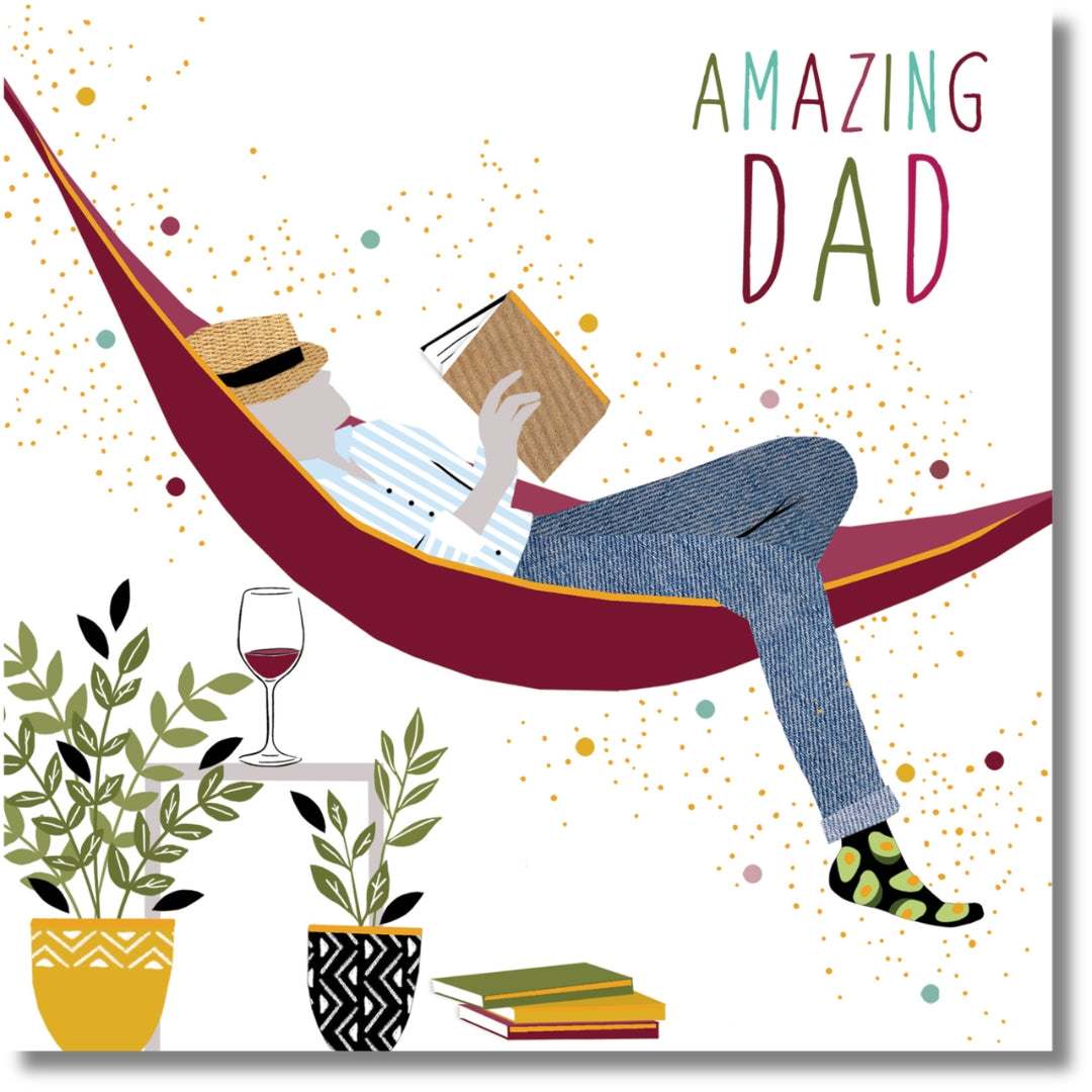 Portfolio Amazing Dad Blank - Greeting Card